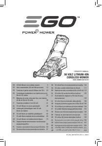 Rokasgrāmata EGO LM2130E-SP Zāles pļāvējs