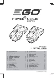 Manuale EGO PAD1501E Invertitore di potenza