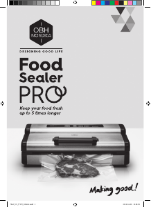 Manual OBH Nordica 7963 Pro Vacuum Sealer