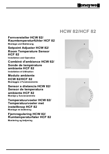 Manuale Honeywell HCF 82 Termostato