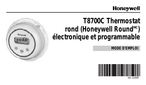 Mode d’emploi Honeywell T8700C Thermostat