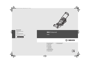 Mode d’emploi Bosch GRA 48 Professional Tondeuse à gazon