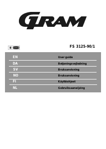 Handleiding Gram FS 3125-90/1 Vriezer