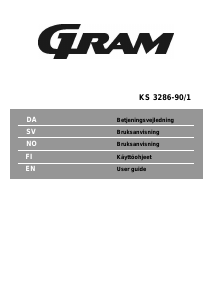 Handleiding Gram KS 3286-90/1 Koelkast