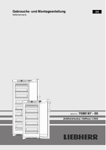 Bedienungsanleitung Liebherr SBSbs 8683 Kühl-gefrierkombination