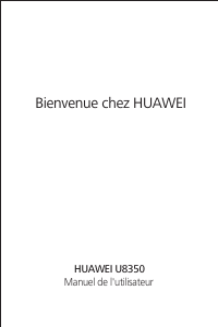 Mode d’emploi Huawei U8350 Téléphone portable