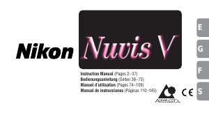 Handleiding Nikon Nuvis V Camera