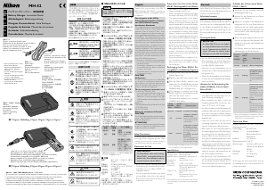 Manual Nikon MH-52 Battery Charger