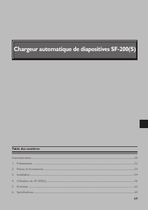 Mode d’emploi Nikon SF-200 Chargeur de batterie