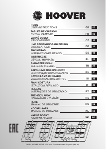 Használati útmutató Hoover HVG6K3B Főzőlap