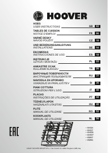 Instrukcja Hoover HMK6GRK3X Płyta do zabudowy
