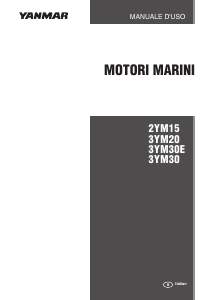 Manuale Yanmar 3YM30E Motore per barca