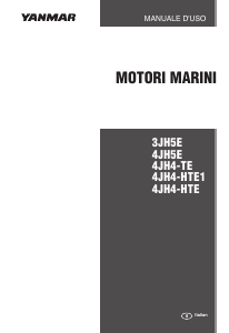 Manuale Yanmar 4JH4-HTE1 Motore per barca