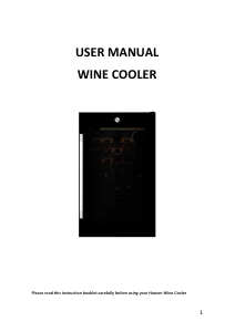 Manual Hoover HWC 154 EELW Wine Cabinet