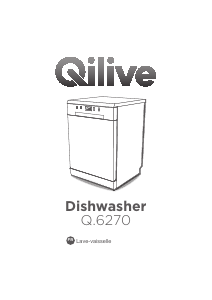 Manual Qilive Q.6270 Máquina de lavar louça