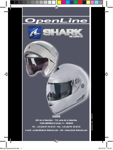 Manual de uso Shark OpenLine Casco de moto