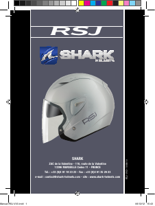 Manual Shark RSJ Motorhelmet