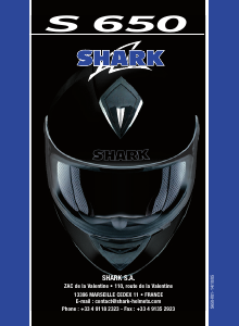 Mode d’emploi Shark S650 Casque de moto