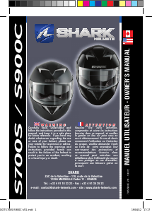 Mode d’emploi Shark S900C Casque de moto