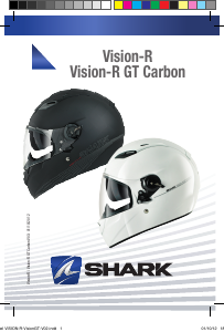 Handleiding Shark Vision-R GT Carbon Motorhelm