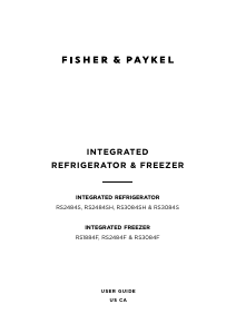 Manual Fisher and Paykel RS3084SRHK1 Refrigerator