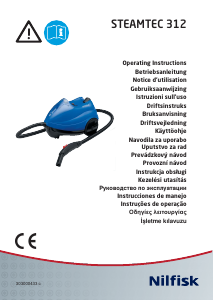 Manual de uso Nilfisk Steamtec 312 Limpiador de vapor