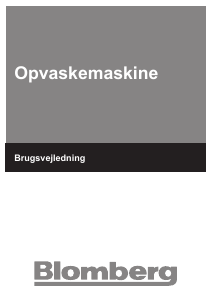 Brugsanvisning Blomberg GUN 9470 SP Opvaskemaskine