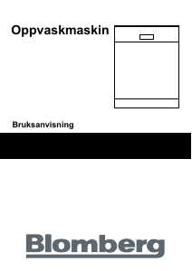 Brugsanvisning Blomberg GVN 9224 Opvaskemaskine