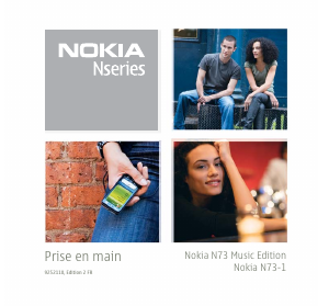Mode d’emploi Nokia N73-1 Téléphone portable
