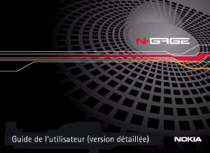 Mode d’emploi Nokia N-Gage Téléphone portable