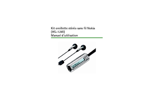 Mode d’emploi Nokia HS-12W Headset