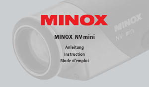 Mode d’emploi MINOX NV Mini Jumelles