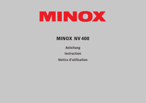 Mode d’emploi MINOX NV 400 Jumelles