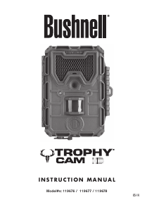 Manual de uso Bushnell 119676 Trophy Cam HD Action cam