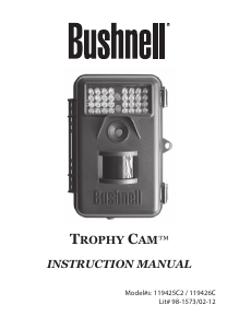 Manual Bushnell 119426C Trophy Cam Action Camera