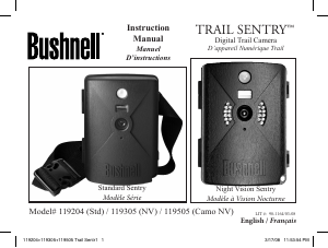 Mode d’emploi Bushnell 119305 Trail Sentry Caméscope action