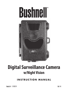 Manual Bushnell 119519 Surveillance Camera Action Camera