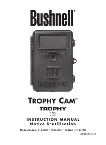 Manual Bushnell 119476C Trophy Cam HD Action Camera