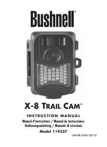 Handleiding Bushnell 119327 X-8 Trail Cam Actiecamera