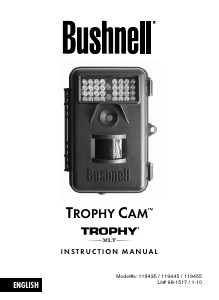 Manual de uso Bushnell 119455 Trophy Cam XLT Action cam