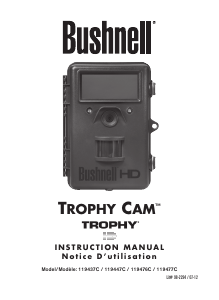 Mode d’emploi Bushnell 119437C Trophy Cam HD Caméscope action