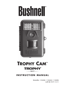 Manual Bushnell 119456 Trophy Cam Action Camera