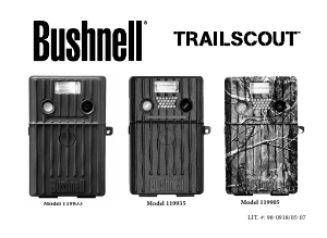 Manual Bushnell 119935 TrailScout Câmara desportiva