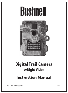 Handleiding Bushnell 119533CW Digital Trail Camera Actiecamera