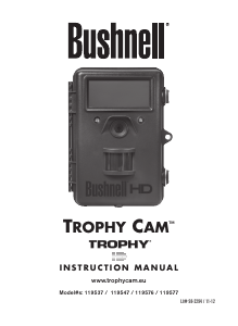 Manuale Bushnell 119577 Trophy Cam HD Action camera