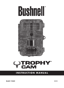 Manual Bushnell 119628C Trophy Cam Action Camera