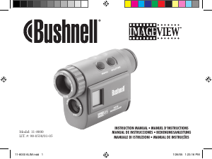 Manual de uso Bushnell 11-8000 ImageView Videocámara