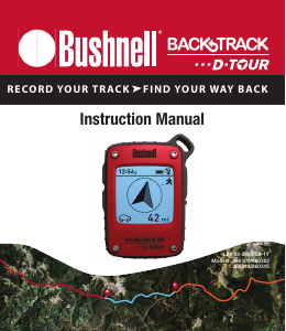 Mode d’emploi Bushnell BackTrack D-Tour Navigation portable