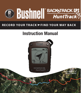 Manual de uso Bushnell BackTrack HuntTrack Navegación de mano