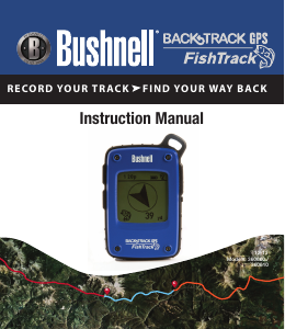 Manual Bushnell BackTrack FishTrack Handheld Navigation